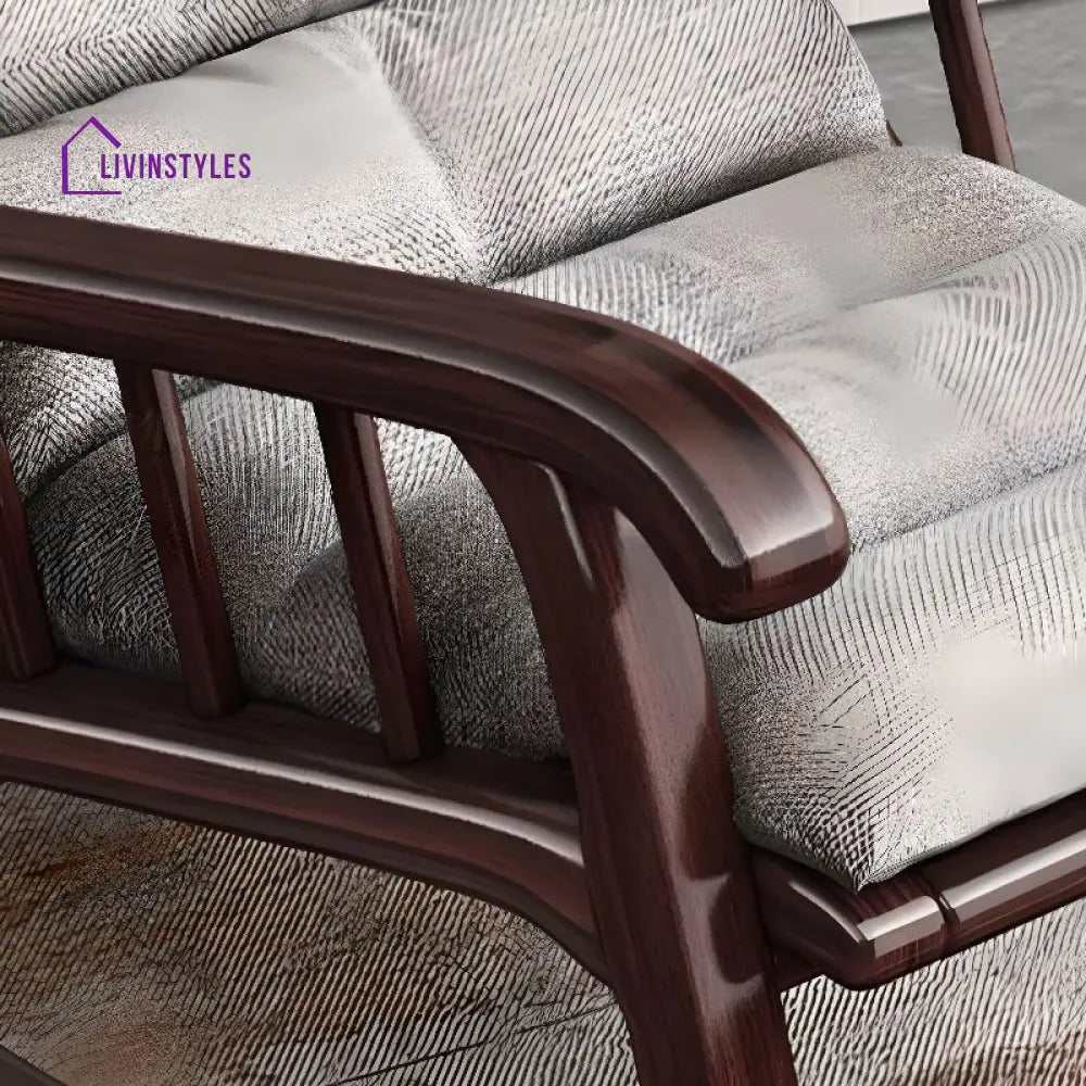 Elowen Solid Wood Rocking Chair for Living Room