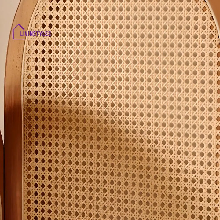 Elowen Wooden and Cane Weaving Bookshelves