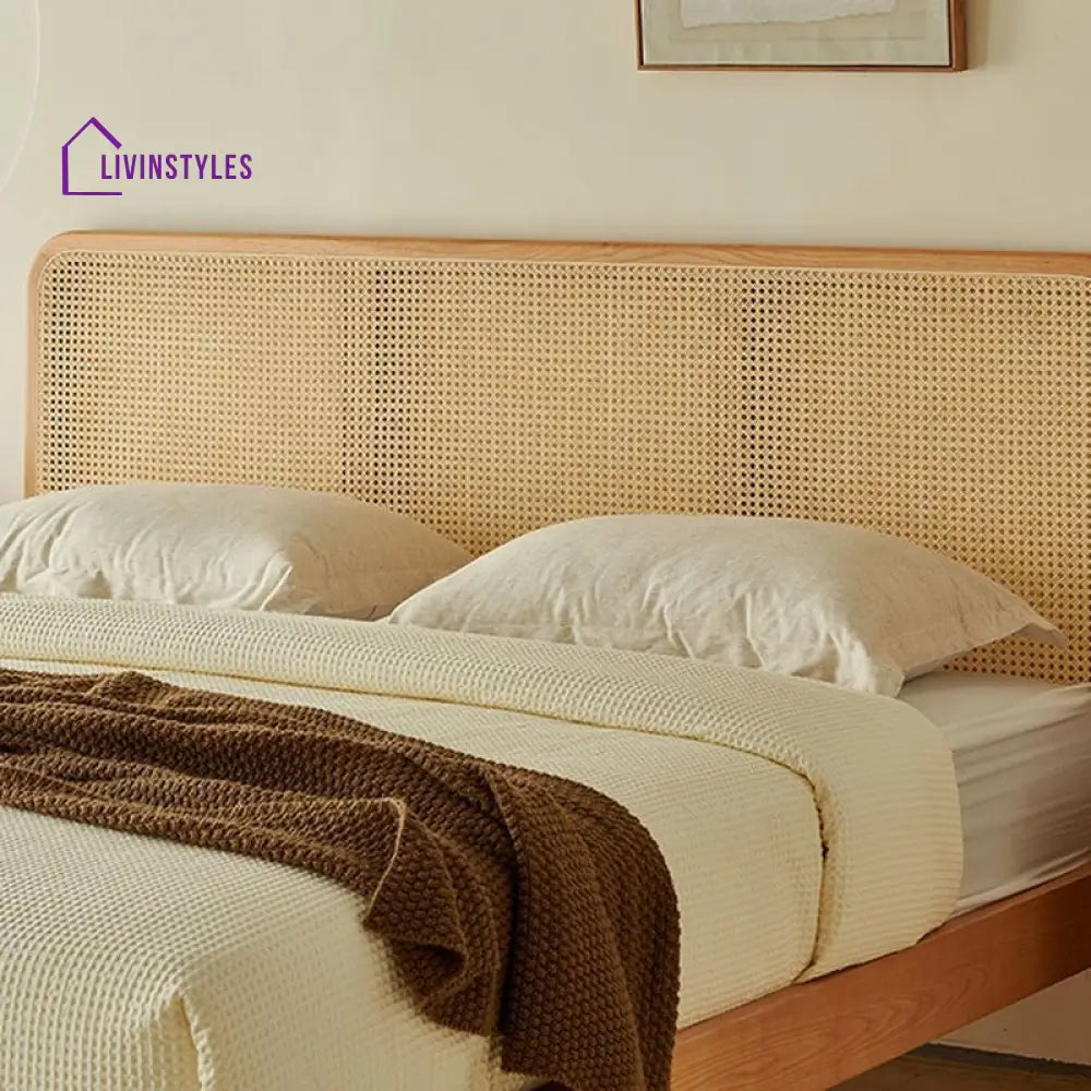 Galina Solid Oak Wood Bed for Luxury Homes