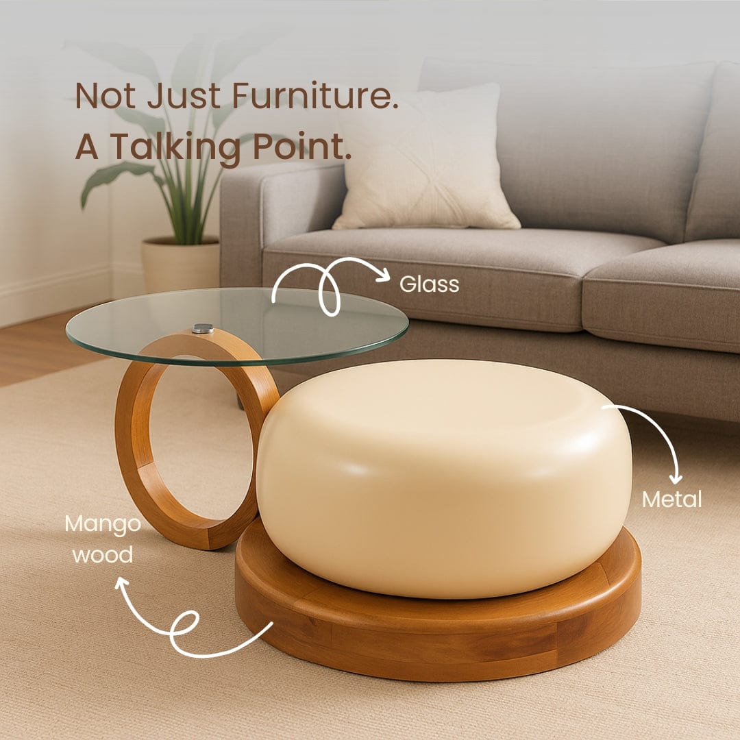 Amiya Modern Wooden Nesting Centre Tables