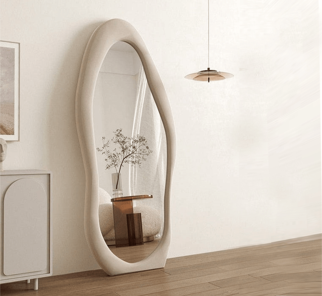 Eesha Arth Upholstered 5.5FT Floor Mirror