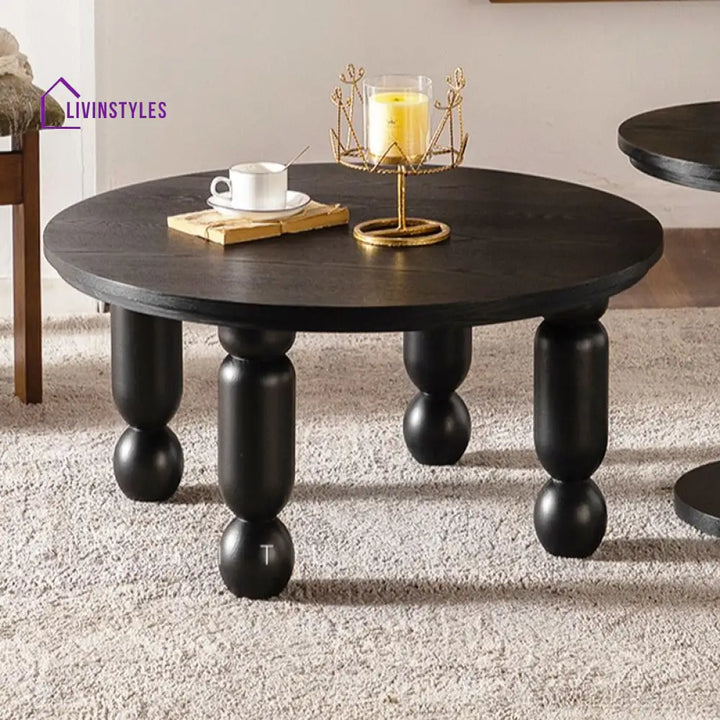 Harper Wooden Coffee Table and Side Table for Living Room