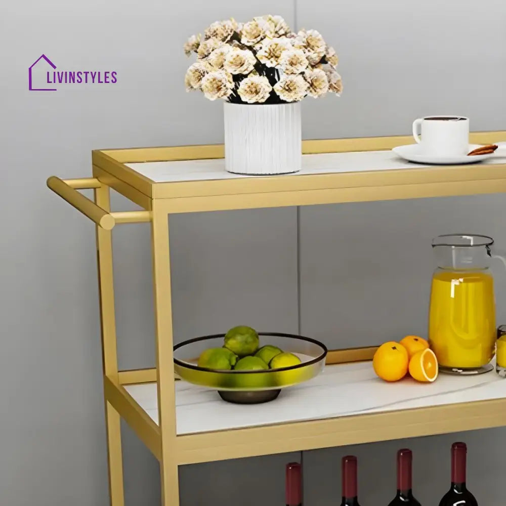 Harsh Stainless Steel Kitchen Trolley