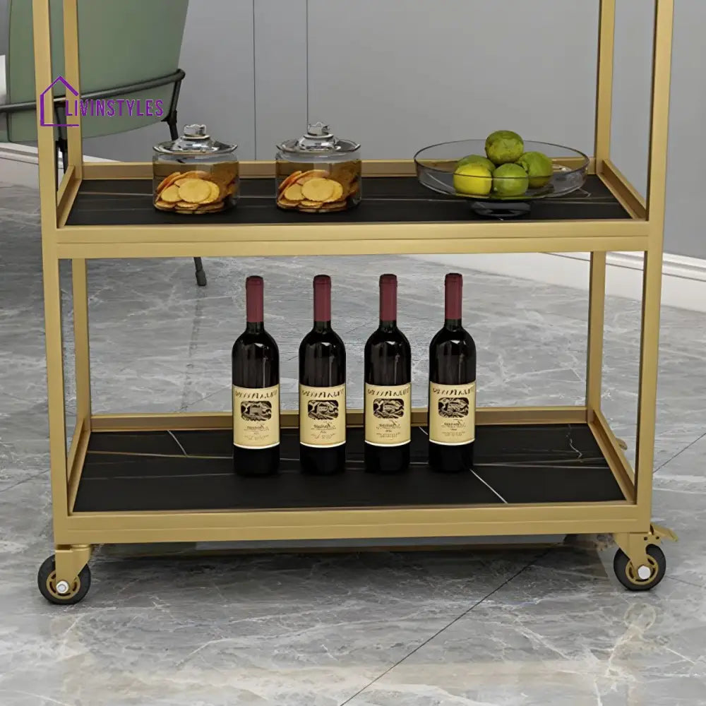 Harsh Stainless Steel Kitchen Trolley