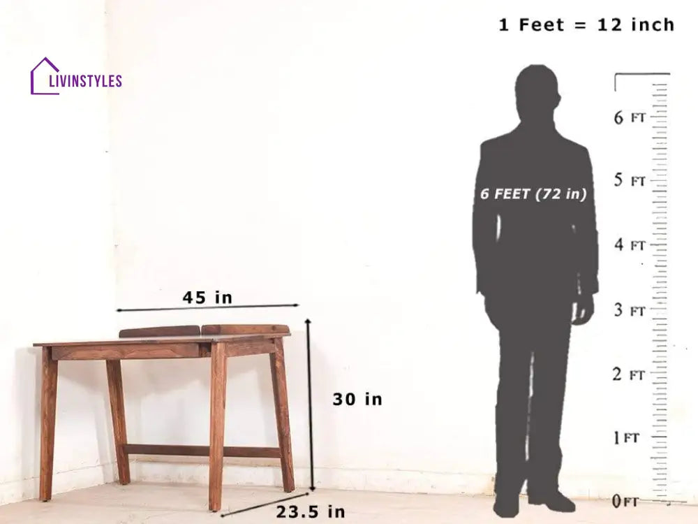 Iya Study Table in Sheesham Wood Table