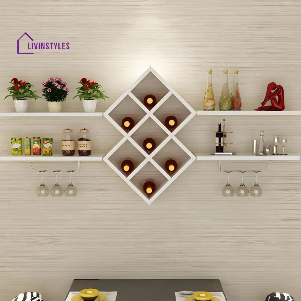 Jhanvi Wooden Wine Rack