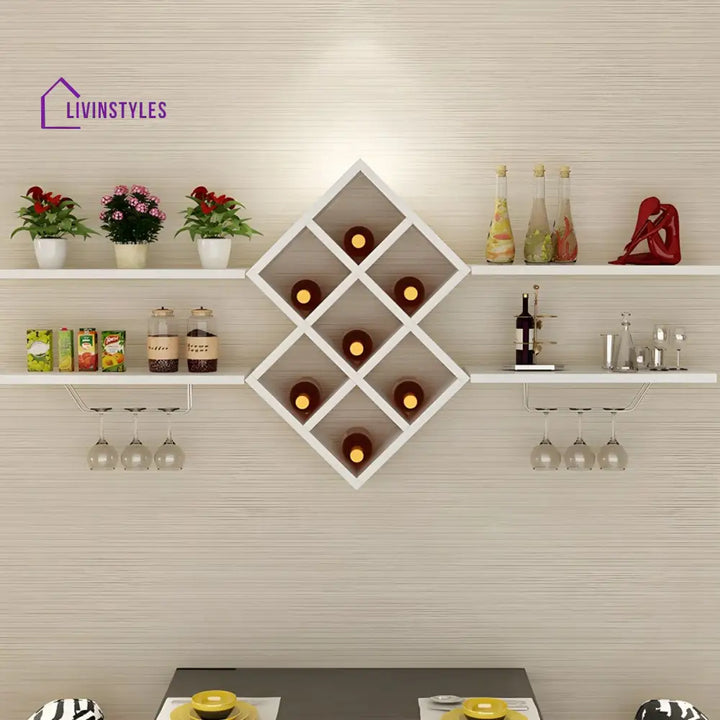 Jhanvi Wooden Wine Rack
