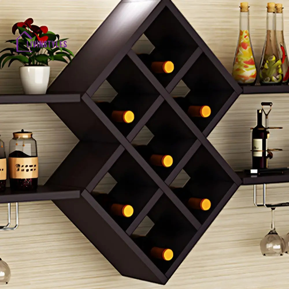 Jhanvi Wooden Wine Rack