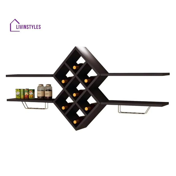 Jhanvi Wooden Wine Rack