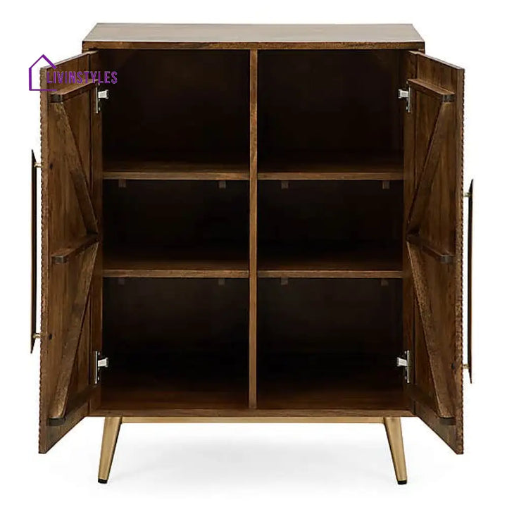 Nismaaya Anne Solid Mango Wood Cabinet