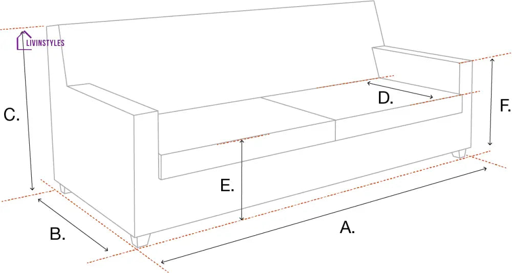 Kapiton Sofa York Sovana Grey Velvet and Steel Legs Living