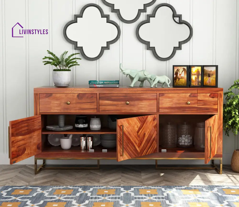 Kavya Sheesham Wood Cabinet and Sideboard