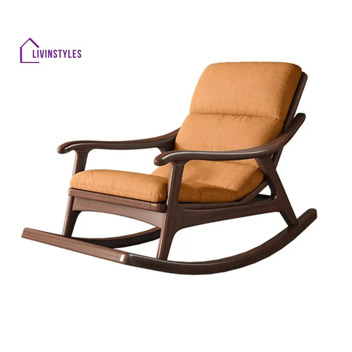 Kyra Solid Wood Rocking Chair for Living Room
