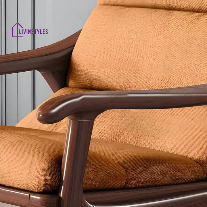 Kyra Solid Wood Rocking Chair for Living Room