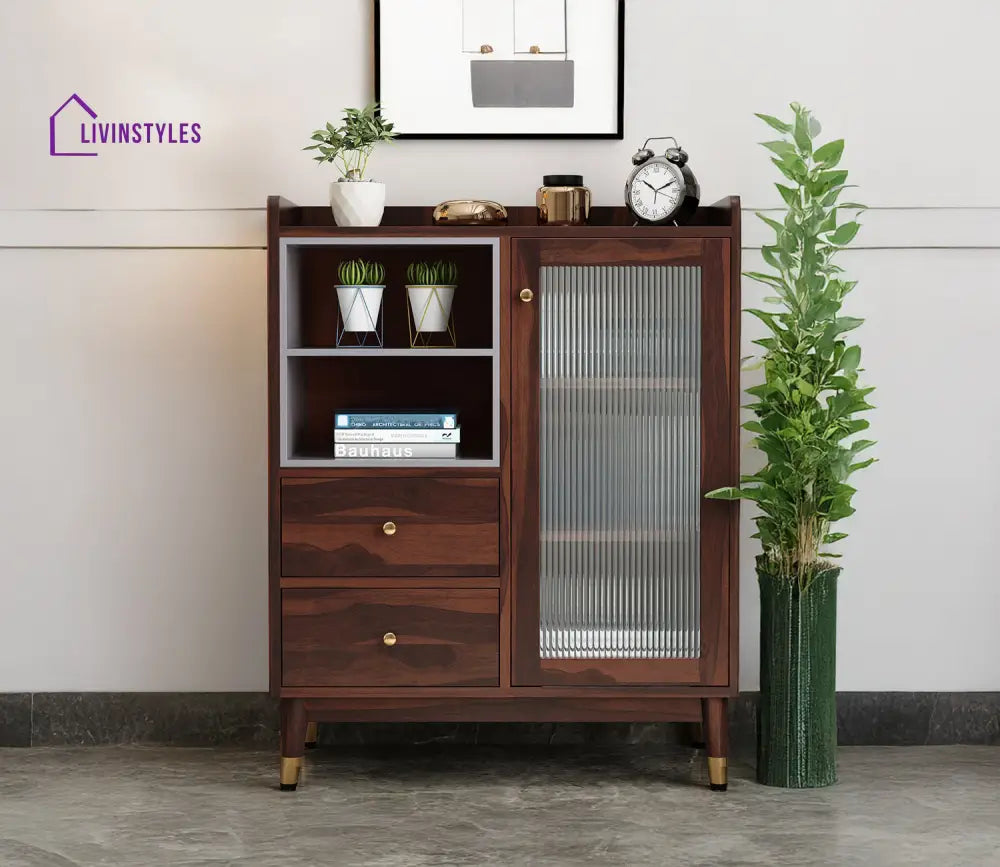 Lara Sheesham Wood Sideboard and Cabinet