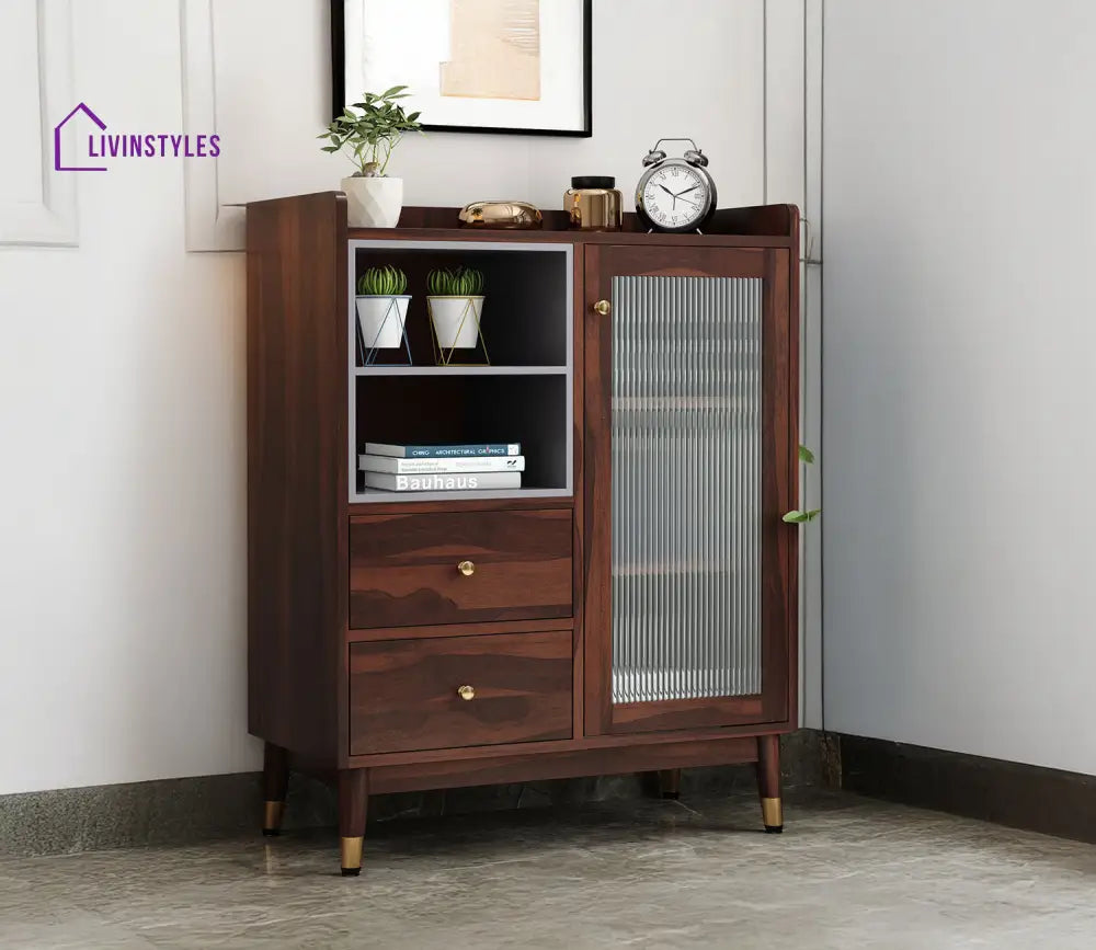 Lara Sheesham Wood Sideboard and Cabinet