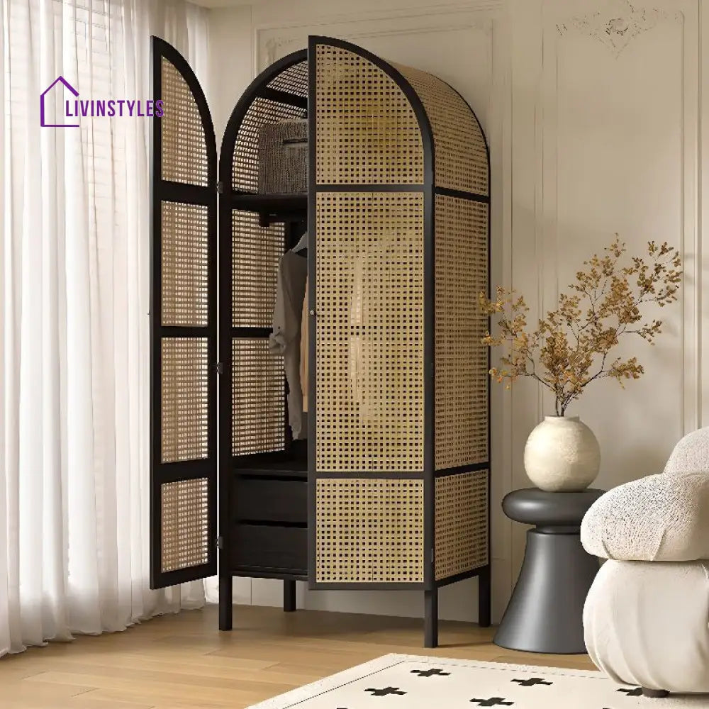 Liana Solid Oak Wood Wardobe for Luxury Homes