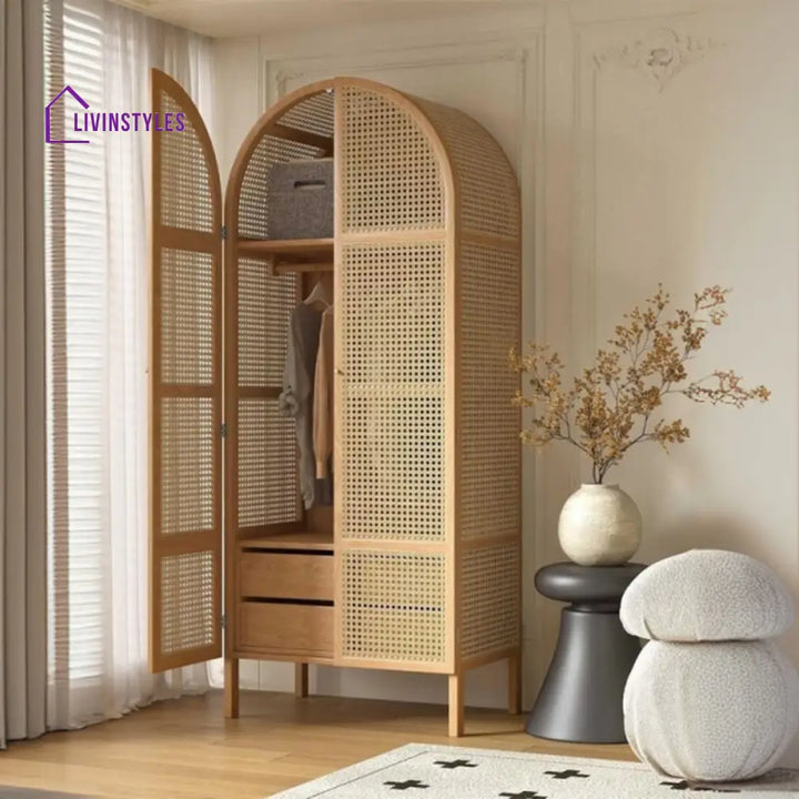 Liana Solid Oak Wood Wardobe for Luxury Homes