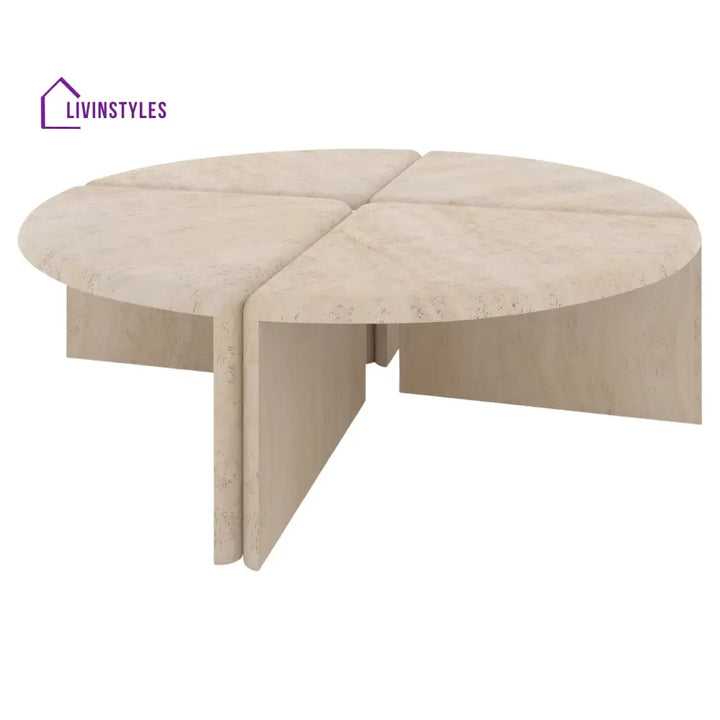 Lily Round Coffee Table | Complete Marble