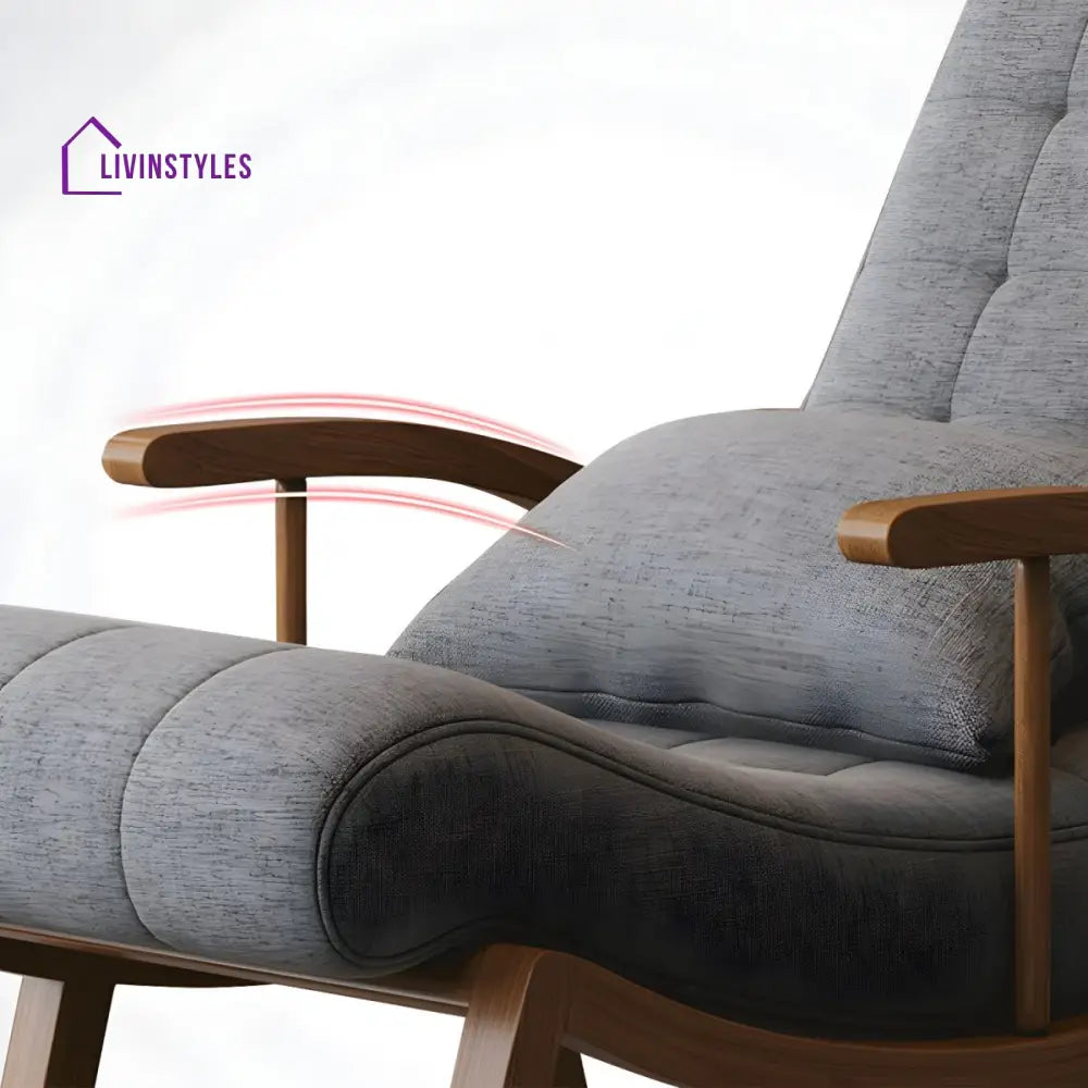 Liora Solid Wood Rocking Chair for Living Room