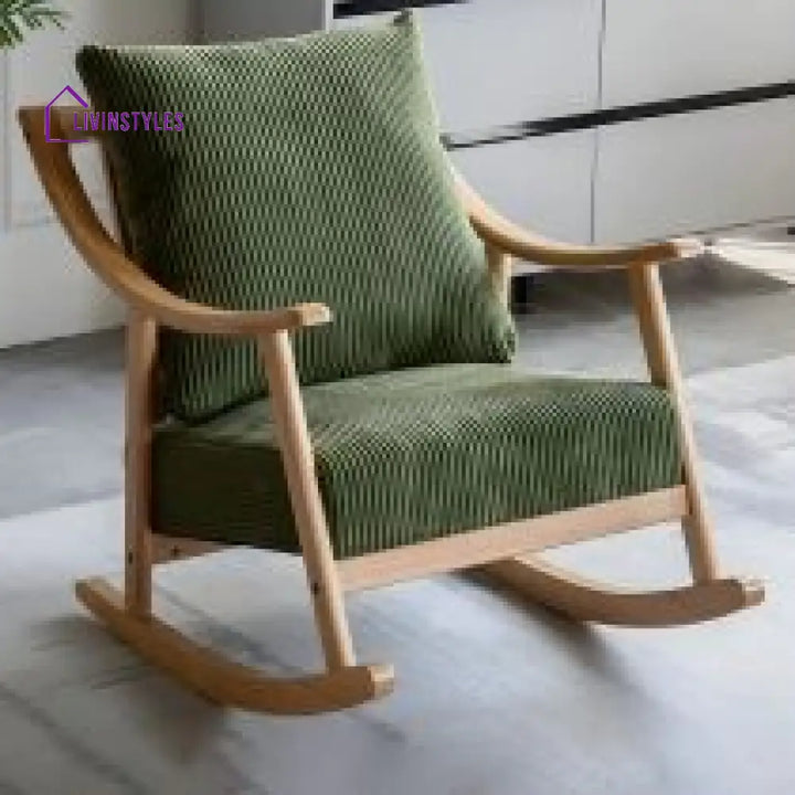 Liora Solid Wood Rocking Chair for Living Room