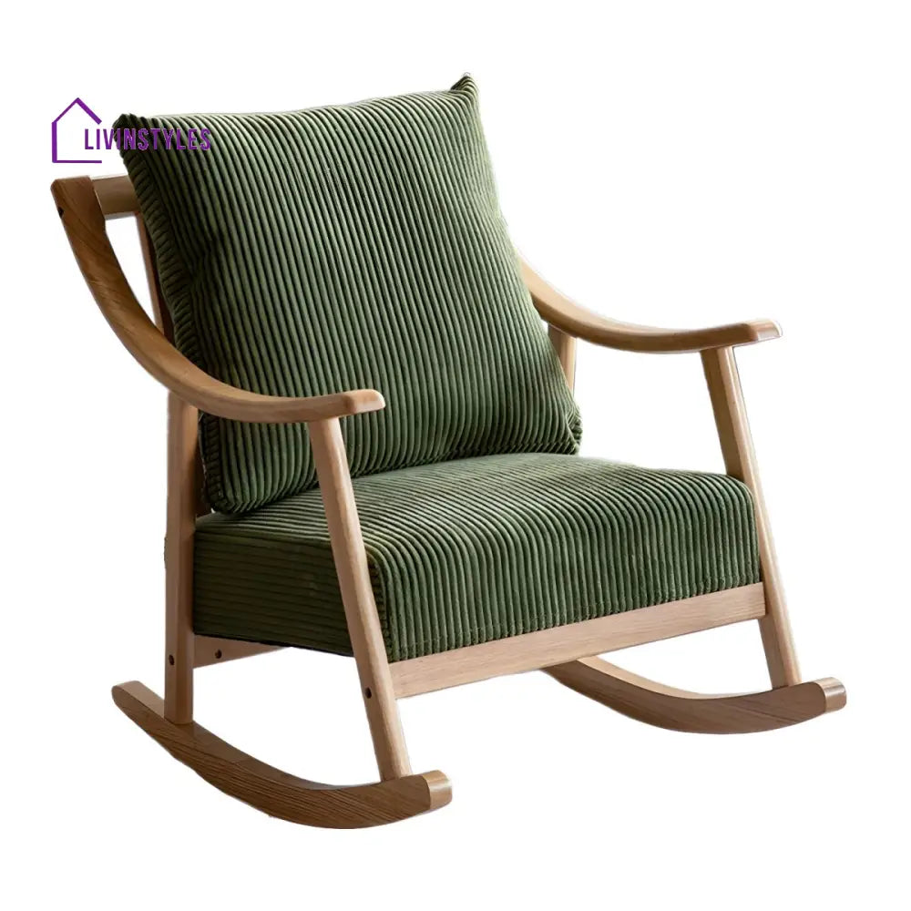 Liora Solid Wood Rocking Chair for Living Room