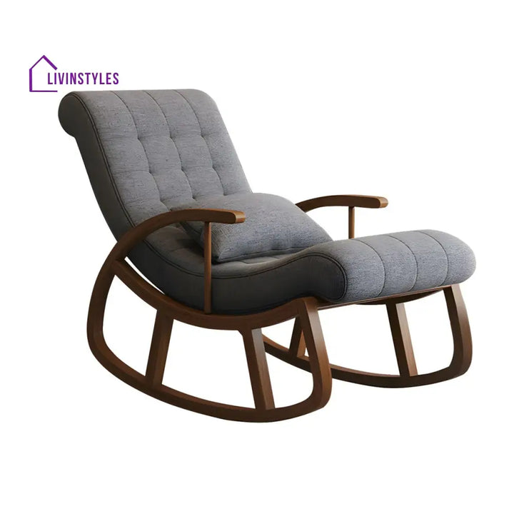 Liora Solid Wood Rocking Chair for Living Room