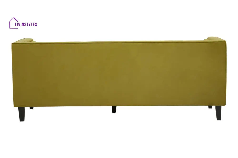 Luka Olive Velvet Sofa Living