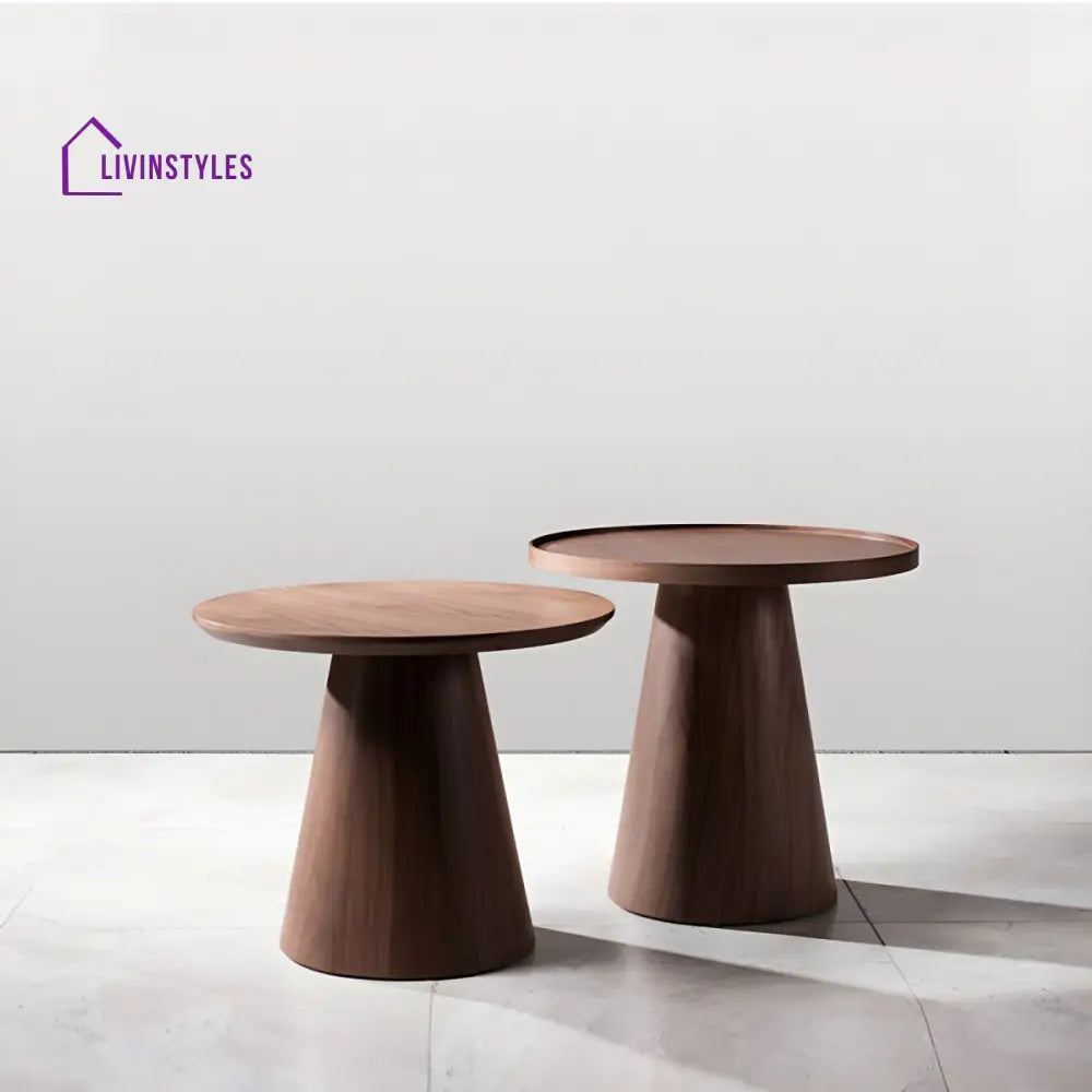 Margaret Wooden Side Table for Living Room