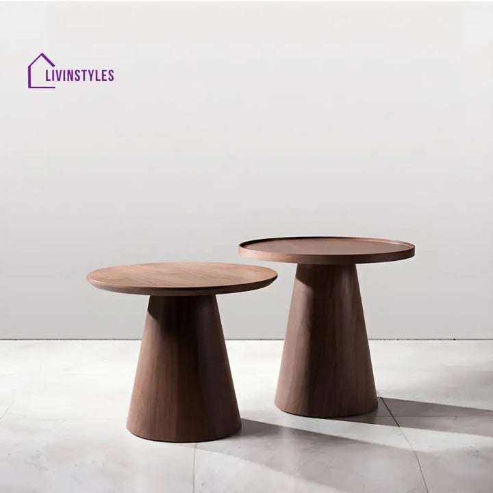 Margaret Wooden Side Table for Living Room