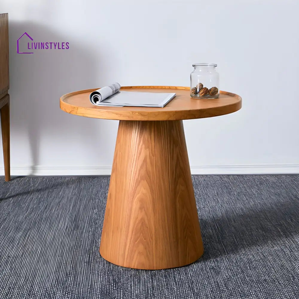 Margaret Wooden Side Table for Living Room