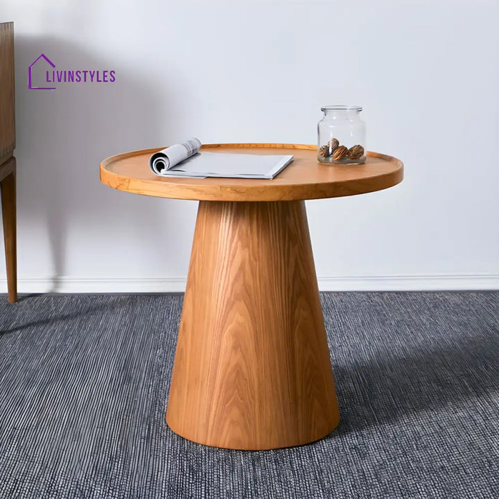 Margaret Wooden Side Table for Living Room