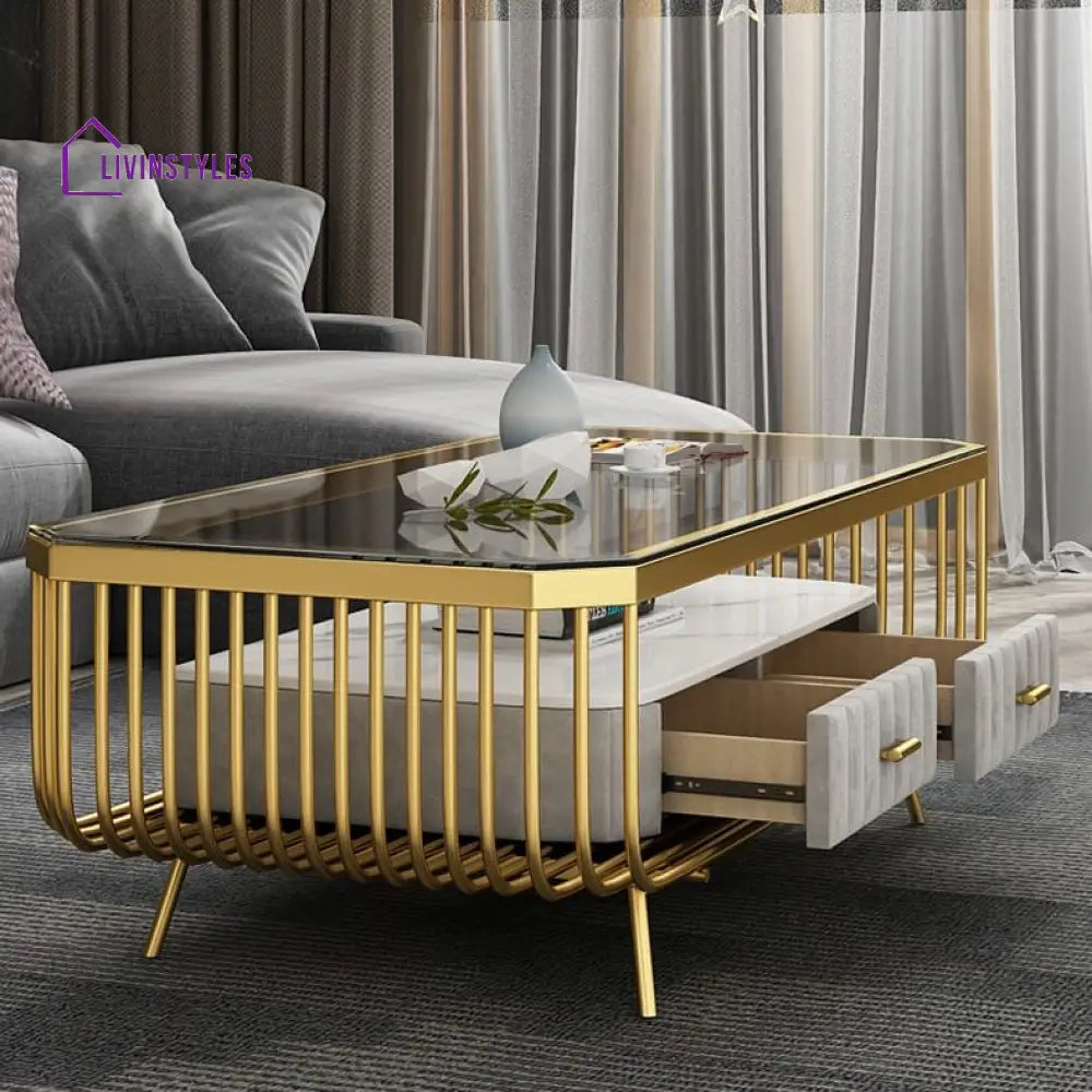 Meenakshi Rectangular Centre Table | Coffee Table|Teapoy For Living Room
