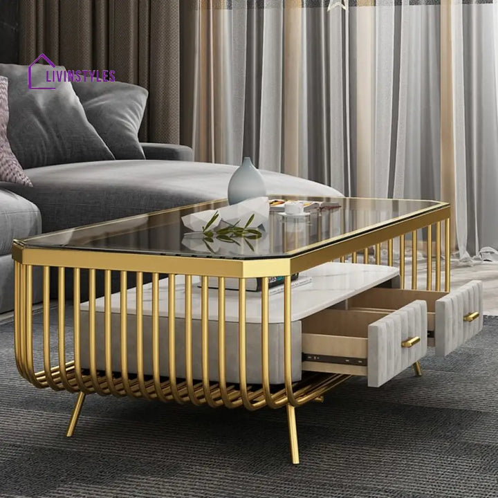 Meenakshi Rectangular Centre Table | Coffee Table|Teapoy For Living Room