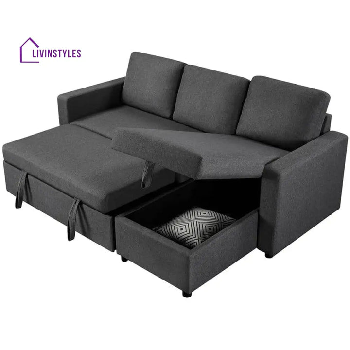 Daizha 2 - Piece Upholstered Corner Sofa Come Bed