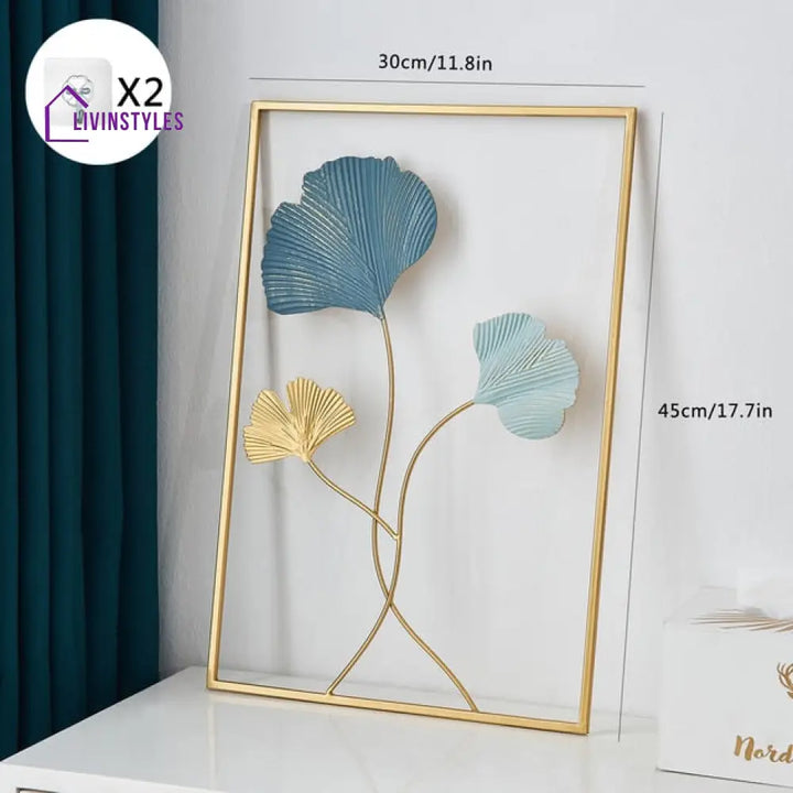 Metal Leaf Wall Art