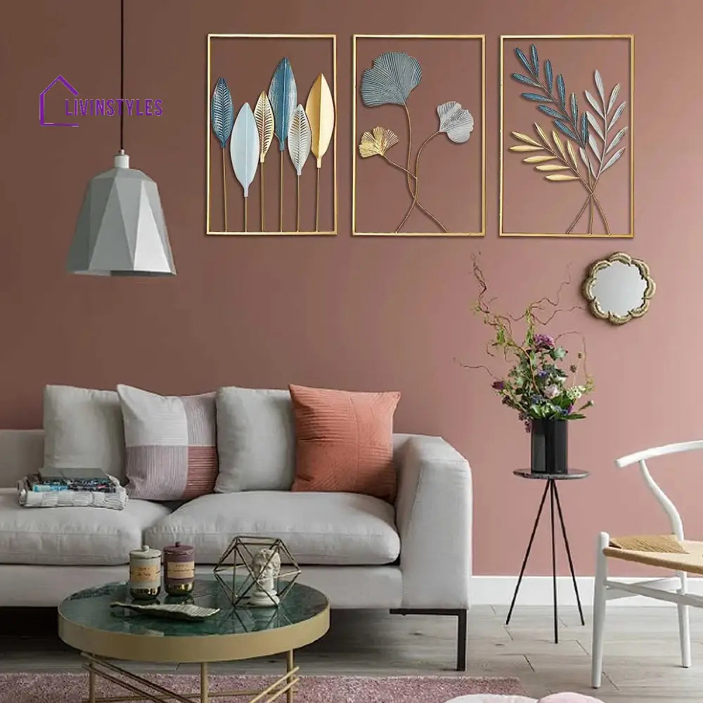 Metal Leaf Wall Art