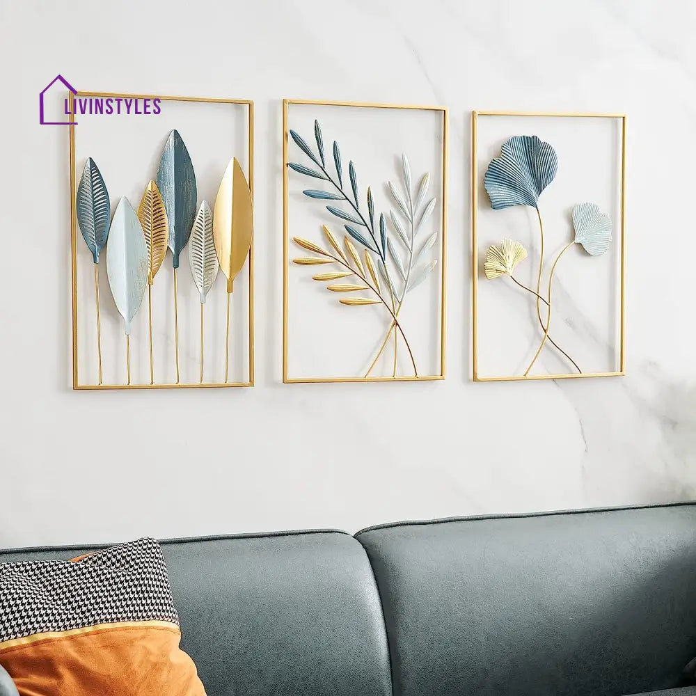 Metal Leaf Wall Art