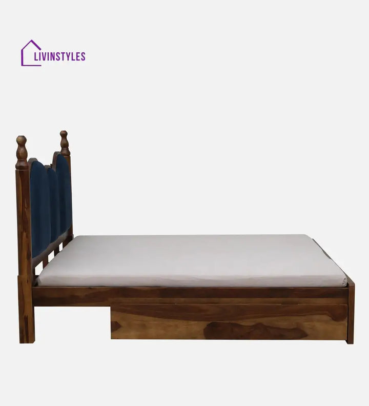 Millie Sheesham King Size Bed With Drawer Storage
