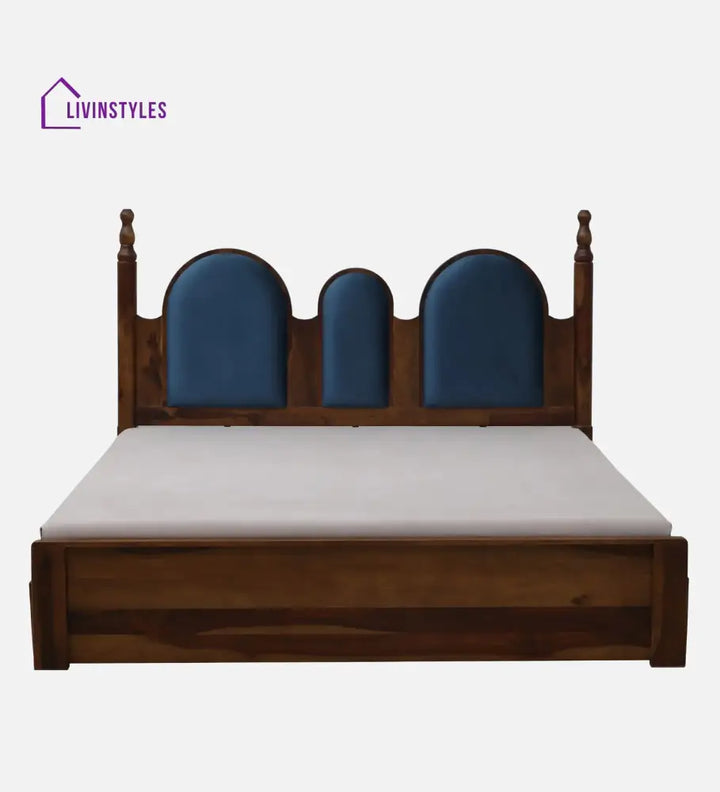 Millie Sheesham King Size Bed With Drawer Storage