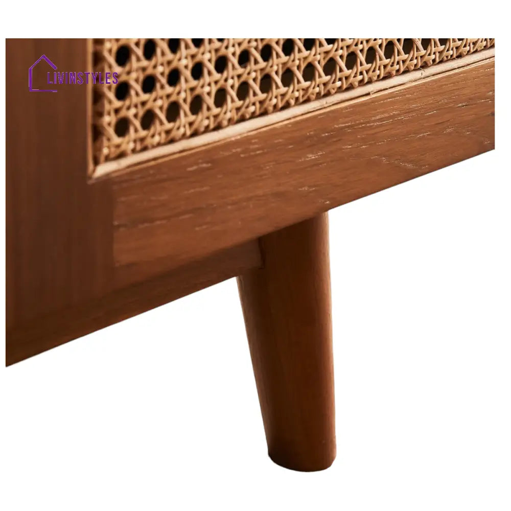 Mishka Teak Wood & Rattan TV Unit TV Unite