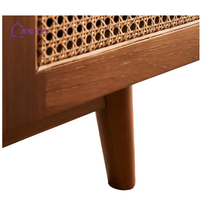 Mishka Teak Wood & Rattan TV Unit TV Unite