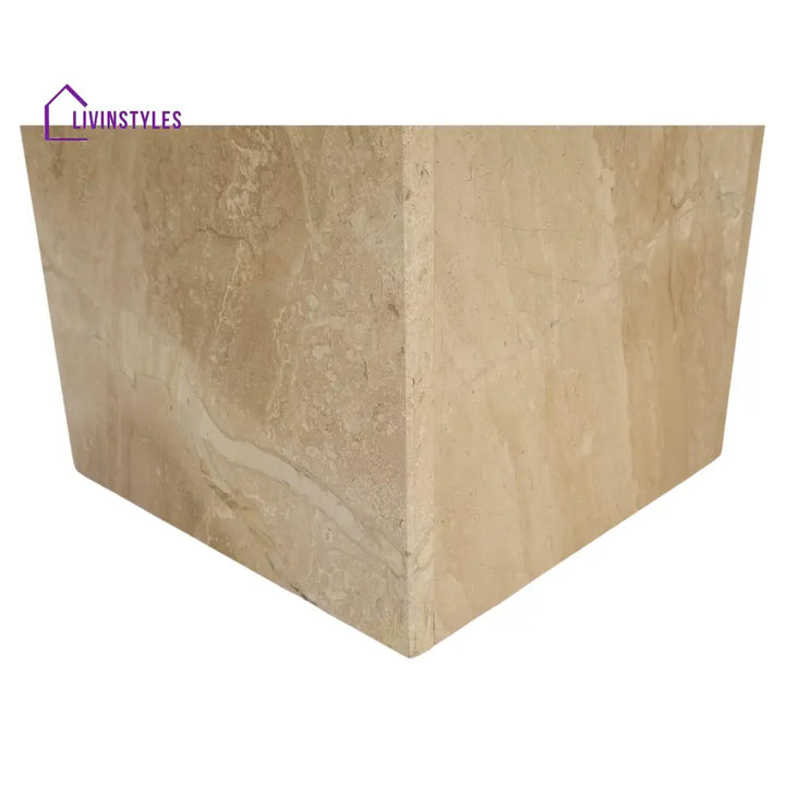 Modern and Luxury Square Single Pedestal Coffee Table