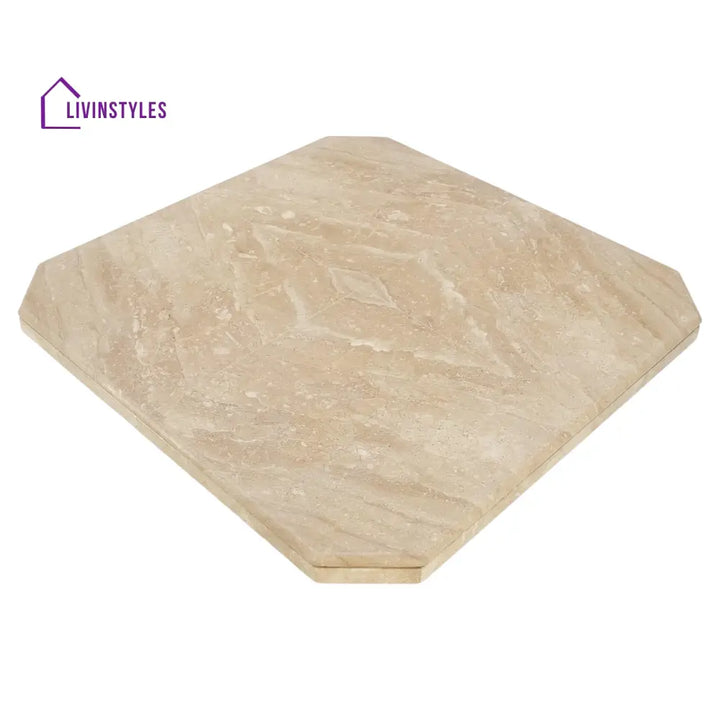 Modern and Luxury Square Single Pedestal Coffee Table