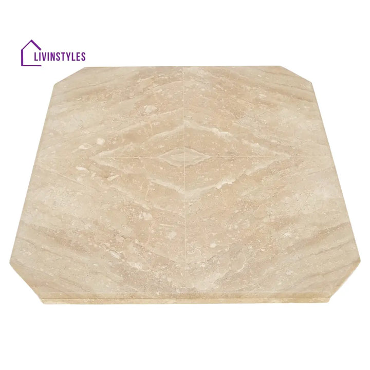 Modern and Luxury Square Single Pedestal Coffee Table