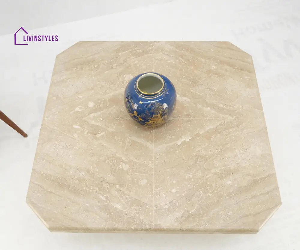 Modern and Luxury Square Single Pedestal Coffee Table