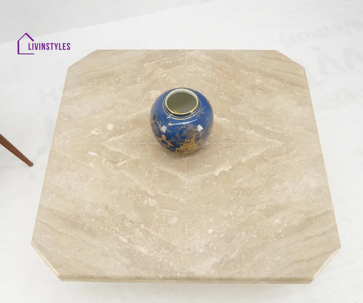 Modern and Luxury Square Single Pedestal Coffee Table