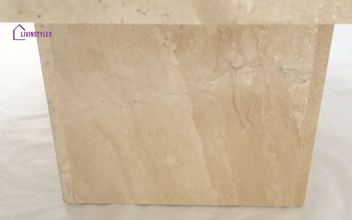 Modern and Luxury Square Single Pedestal Coffee Table