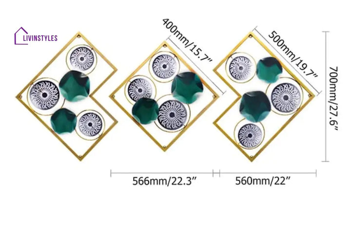 Modern Unique Lotus Leaves Metal Wall Art