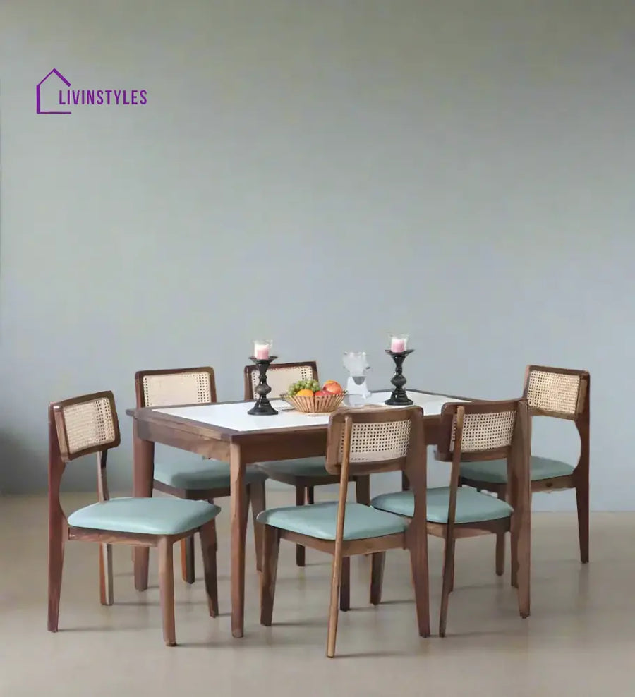 Nest Sheesham Wood 6 Seater Dining Set Dining Set